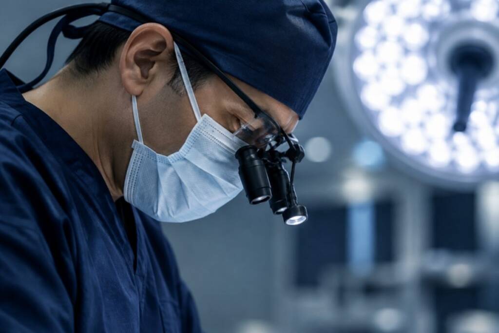 Chirurgo loupe microchirurgia